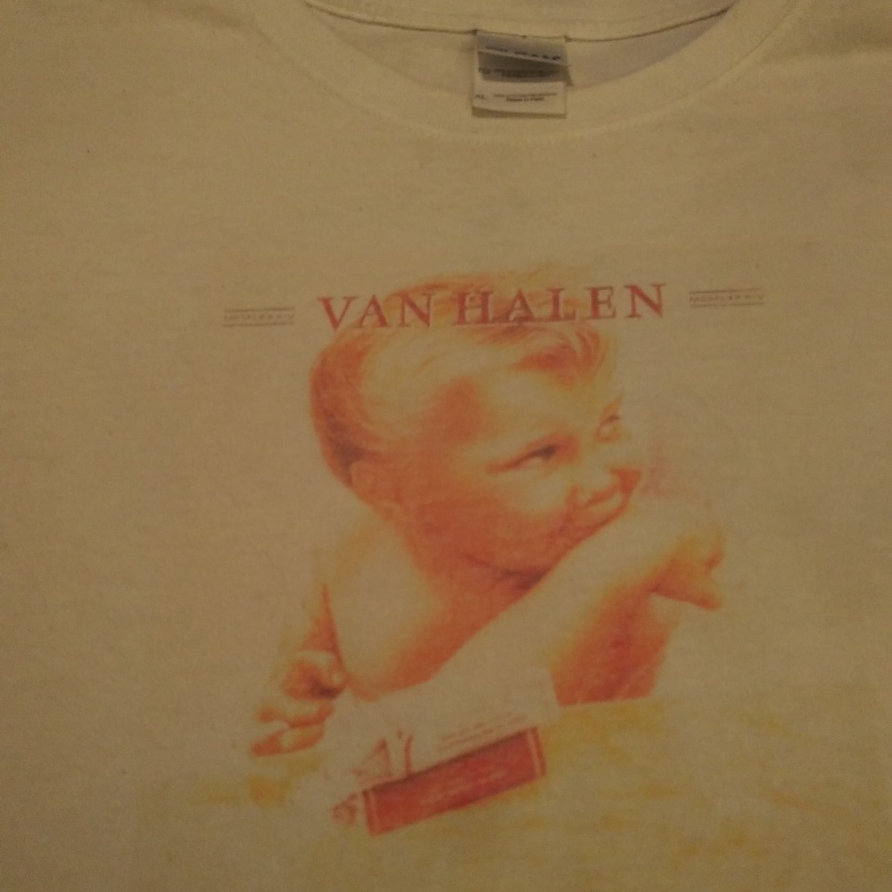 VAN HALEN 1984 White T-Shirt - Never Worn